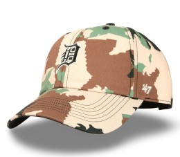 47 Brand Кепка 47 Brand Detroit Tigers Digital Star DGTCU09PTS-BW Brown