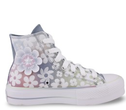 Кеди Converse Chuck Taylor All Star Lift Gradient Flowers A14267C Grey
