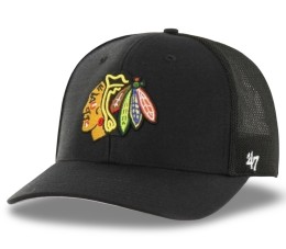 Кепка 47 Brand Chicago Blackhawks Trophy H-FTRPH04CTE-BK Black