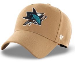 47 Brand Кепка 47 Brand San Jose Sharks H-MVPSP22WBP-QL Camel