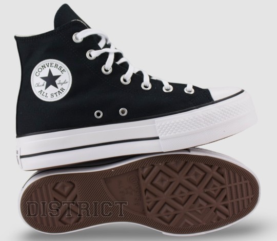 Converse Кеди Converse Chuck Taylor All Star Lift Hi 560845C Black - Заображення 6