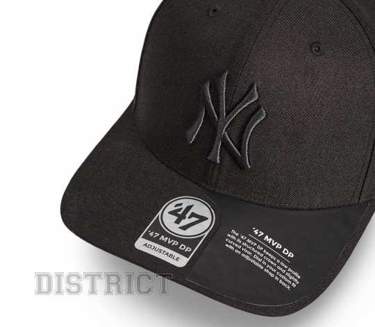 47 Brand Кепка 47 Brand New York Yankees B-CLZOE17WBP-BKA Black - Заображення 3