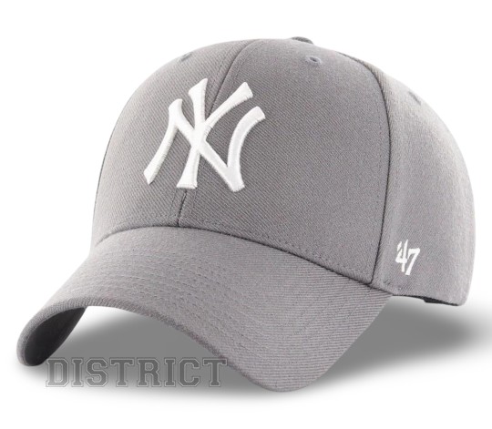 47 Brand Кепка 47 Brand MLB New York Yankees B-MVPSP17WBP-DY Grey - Заображення 1