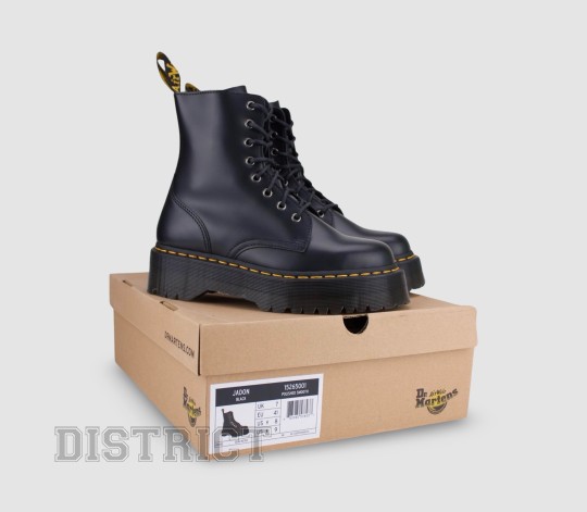 Dr. Martens Черевики Dr. Martens Jadon Polished Smooth Platform 15265001 Black - Заображення 7