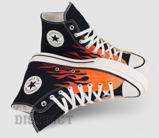 Converse Кеди Converse Chuck 70 Archive Flame 165024C Black - Заображення 4