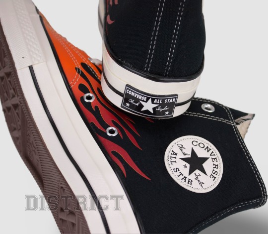 Converse Кеди Converse Chuck 70 Archive Flame 165024C Black - Заображення 5