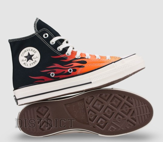 Converse Кеди Converse Chuck 70 Archive Flame 165024C Black - Заображення 8