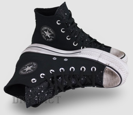 Converse Кеди Converse Chuck Taylor All Star Lift Chrome A06450C Black - Заображення 4