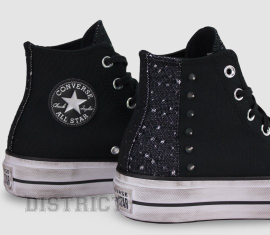 Converse Кеди Converse Chuck Taylor All Star Lift Chrome A06450C Black - Заображення 6