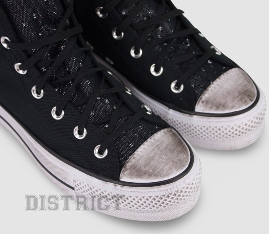 Converse Кеди Converse Chuck Taylor All Star Lift Chrome A06450C Black - Заображення 7