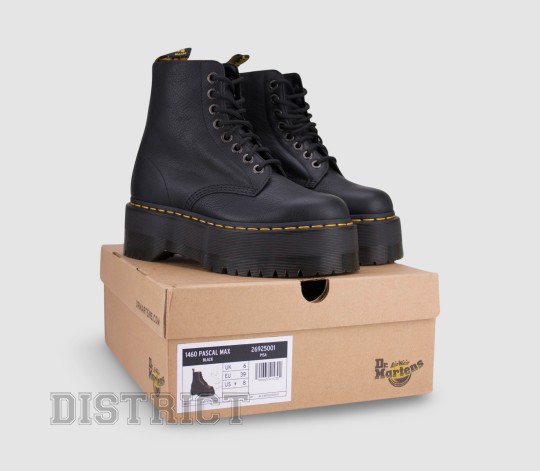 Dr. Martens Черевики Dr. Martens 1460 Pascal Max Pisa 26925001 Black - Заображення 9