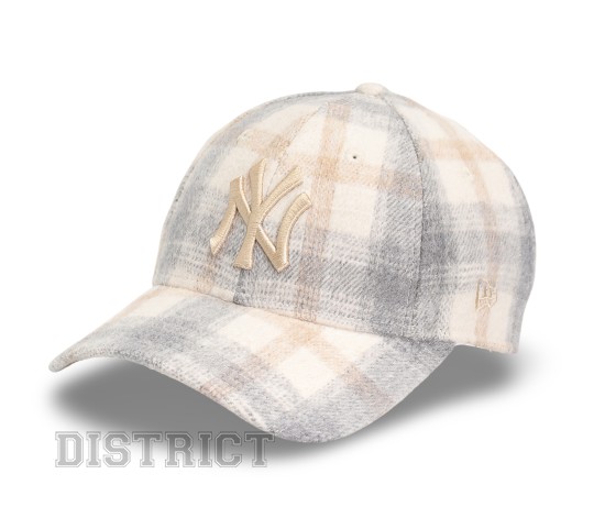 New Era Кепка New Era 9FORTY New York Yankees Plaid 60364293 Beige - Заображення 1