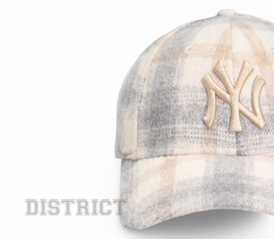 New Era Кепка New Era 9FORTY New York Yankees Plaid 60364293 Beige - Заображення 2