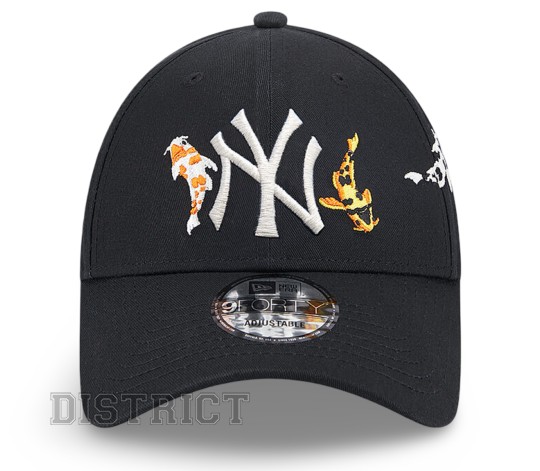 New Era Кепка New Era 9Forty New York Yankees Koi Fish 60364482 Black - Заображення 2