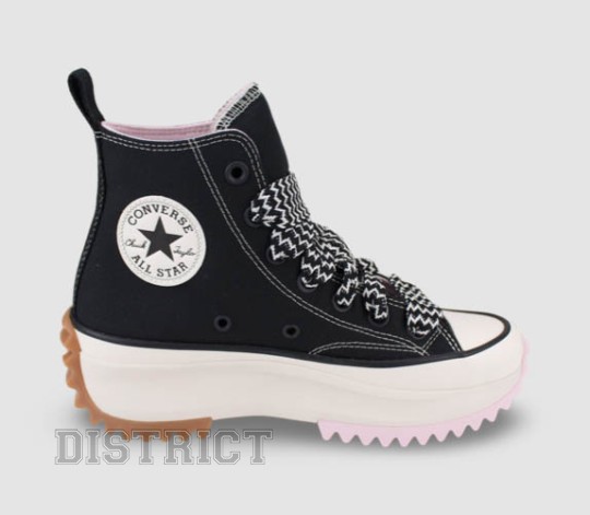 Converse CONVERSE Run Star Hike A10435C Кеди 37(4,5)(р) Black/White/Pink - Картинка 1