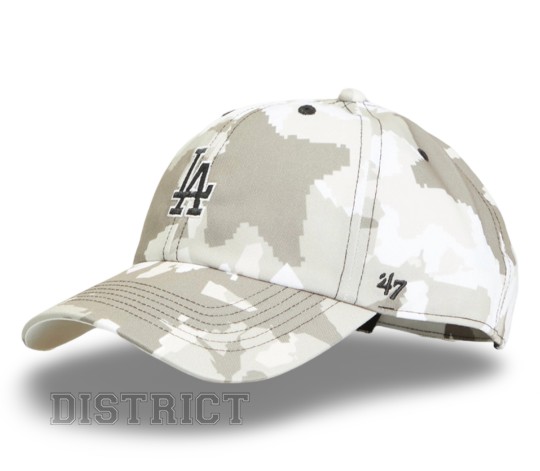 47 Brand Кепка 47 Brand Los Angeles Dodgers Digital Star DGTCU12PTS-GY Camo - Заображення 1