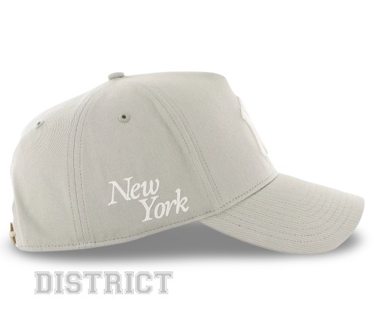 47 Brand Кепка 47 Brand New York Yankees B-FNDOF17GWP-F5 Light Grey - Заображення 3