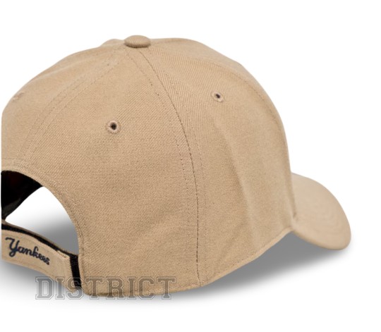 47 Brand Кепка 47 Brand MLB New York Yankees B-MVP17WBV-KHA Beige - Заображення 2