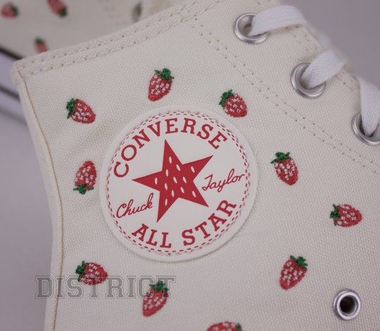 Converse Кеды Converse Chuck Taylor All Star Lift HI Strawberries A14934C Ecru - Картинка 7
