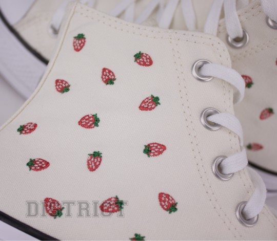 Converse Кеды Converse Chuck Taylor All Star Lift HI Strawberries A14934C Ecru - Картинка 8