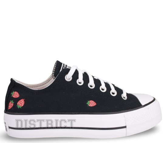 Converse Кеды Converse Chuck Taylor All Star Lift Strawberries A14935C Black - Картинка 1