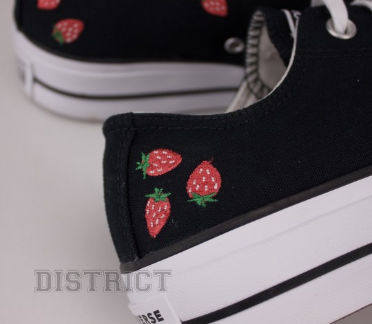 Converse Кеды Converse Chuck Taylor All Star Lift Strawberries A14935C Black - Картинка 6