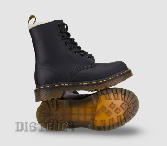 Dr.Martens Ботинки Dr. Martens 1460 Serena Burnished Wyoming 21797001 Black - Картинка 7