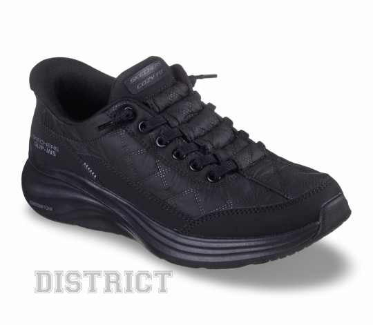 Skechers Кросiвки Skechers Slip-ins: Contour Foam - Cozy Fit 150404 BBK чорні - Заображення 3