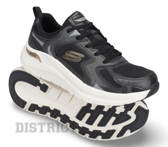 Skechers Кросівки Skechers Arch Fit 2.0 232806 BKGD чорні - Заображення 4