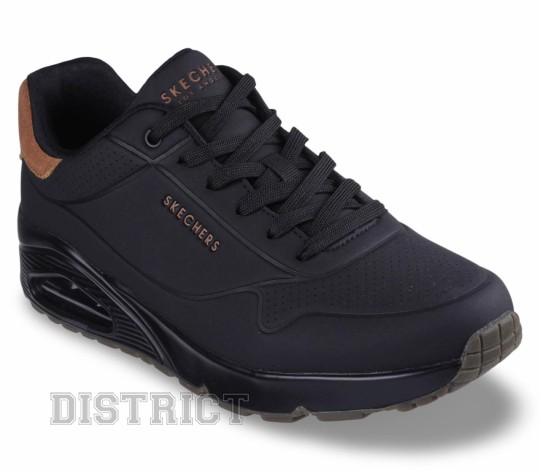 Skechers Кросівки Skechers Uno - Suited On Air 183004 BBK чорні - Заображення 4
