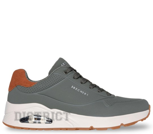 Skechers Кросівки Skechers Uno - Suited On Air 183004 OLV оливкові - Заображення 1
