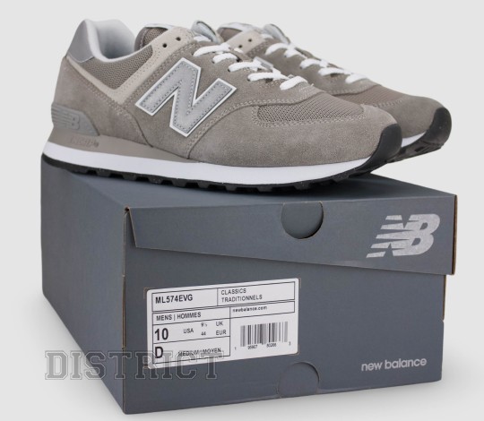 New Balance Кроссовки New Balance 574 Classic GL ML574EVG Grey - Картинка 9