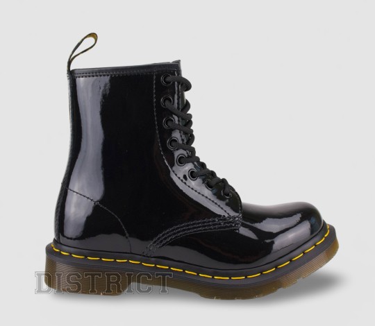 Dr. Martens Черевики Dr. Martens 1460 Patent Lamper 11821011 Black - Заображення 1