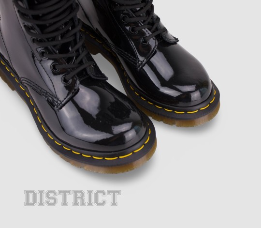 Dr. Martens Черевики Dr. Martens 1460 Patent Lamper 11821011 Black - Заображення 7