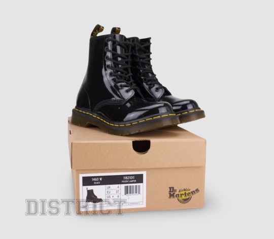 Dr. Martens Черевики Dr. Martens 1460 Patent Lamper 11821011 Black - Заображення 6