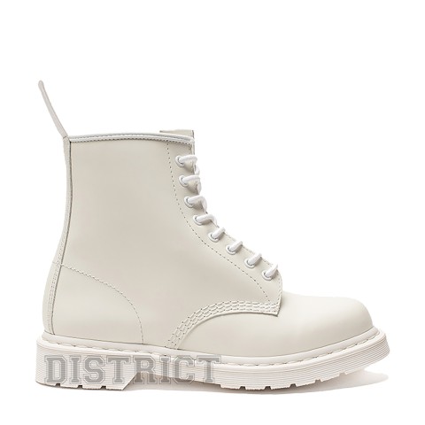 Dr. Martens Черевики Dr. Martens 1460 Mono Smooth Leather 14357100 White - Заображення 1