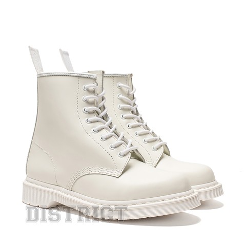 Dr. Martens Черевики Dr. Martens 1460 Mono Smooth Leather 14357100 White - Заображення 3