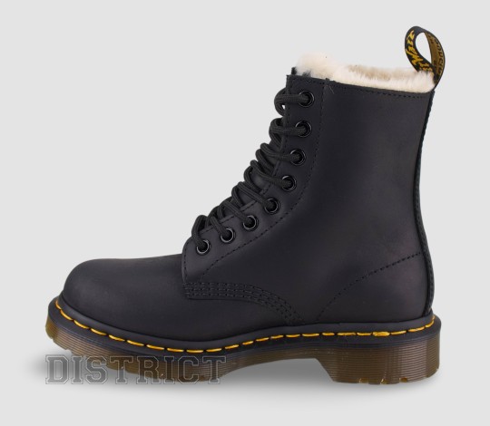 Dr.Martens Ботинки Dr. Martens 1460 Serena Burnished Wyoming 21797001 Black - Картинка 2