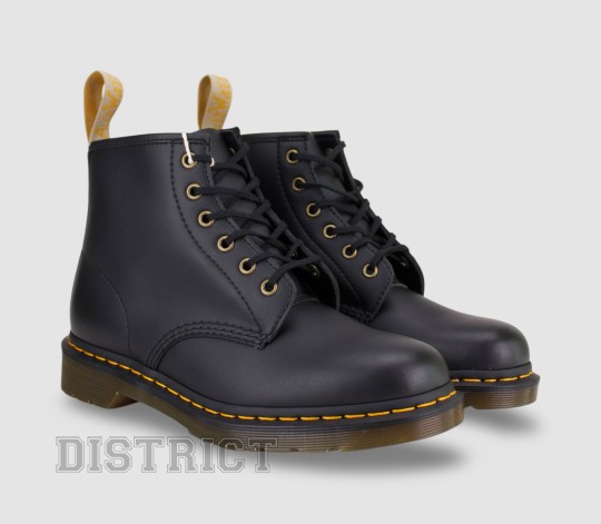 Dr. Martens Черевики Dr. Martens 101 Vegan Black Felix Rub Off 23984001 - Заображення 3