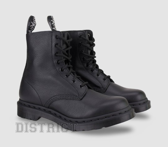 Dr.Martens Ботинки Dr. Martens 1460 Pascal Mono Black Virginia 24479001 - Картинка 3