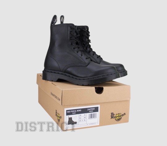 Dr.Martens Ботинки Dr. Martens 1460 Pascal Mono Black Virginia 24479001 - Картинка 8