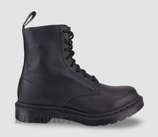 Dr.Martens Ботинки Dr. Martens 1460 Pascal Mono Black Virginia 24479001 - Картинка 1