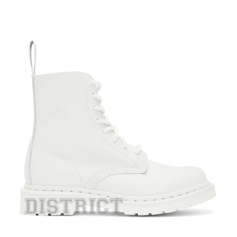 Dr.Martens Ботинки Dr. Martens 1460 Pascal Mono Virginia 24480100 White - Картинка 1