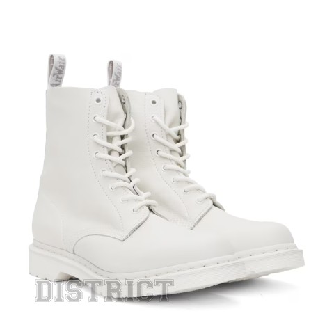 Dr.Martens Ботинки Dr. Martens 1460 Pascal Mono Virginia 24480100 White - Картинка 3