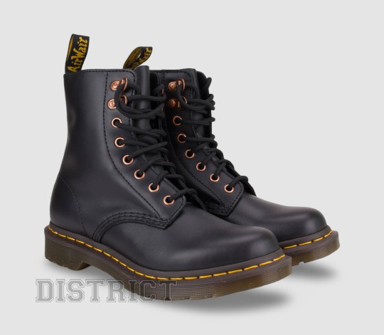 Dr.Martens Ботинки Dr. Martens 1460 Pascal Zip Rose Gold Hardware Wanama 26874001 Black - Картинка 3