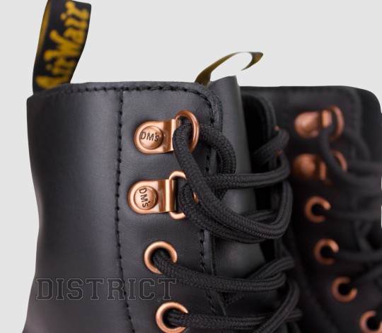 Dr.Martens Ботинки Dr. Martens 1460 Pascal Zip Rose Gold Hardware Wanama 26874001 Black - Картинка 5