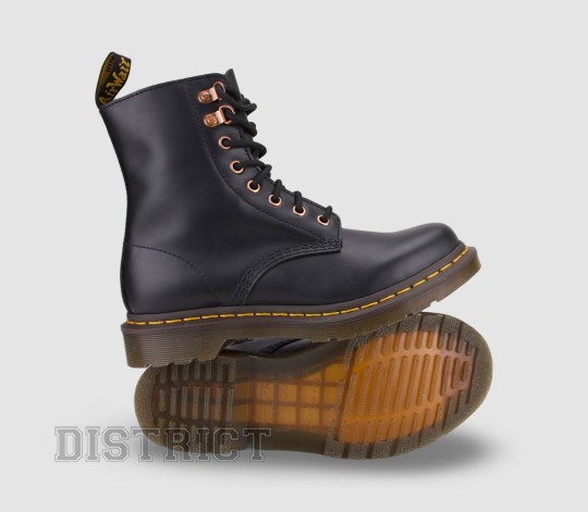 Dr.Martens Ботинки Dr. Martens 1460 Pascal Zip Rose Gold Hardware Wanama 26874001 Black - Картинка 8