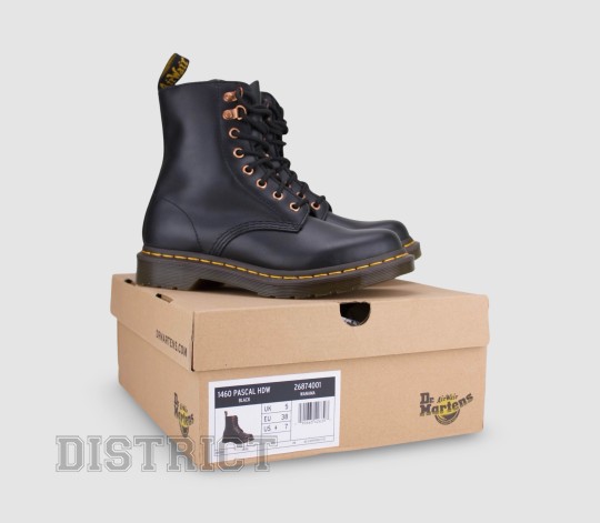 Dr.Martens Ботинки Dr. Martens 1460 Pascal Zip Rose Gold Hardware Wanama 26874001 Black - Картинка 9