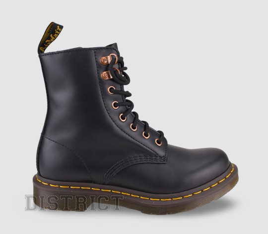 Dr.Martens Ботинки Dr. Martens 1460 Pascal Zip Rose Gold Hardware Wanama 26874001 Black - Картинка 1