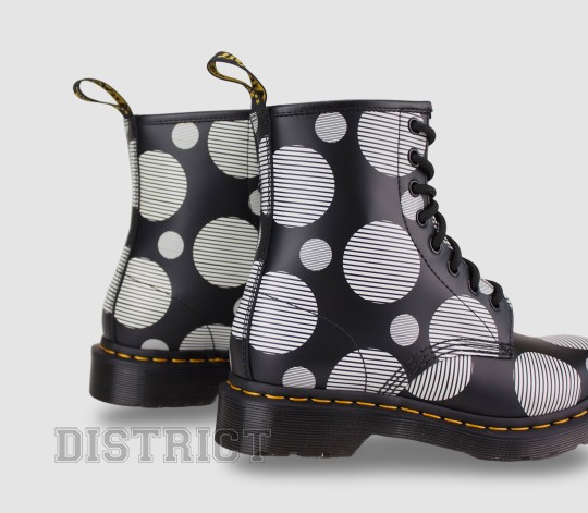 Dr. Martens Черевики Dr. Martens 1460 Polka Dot Smooth Leather 26876009 Black - Заображення 5